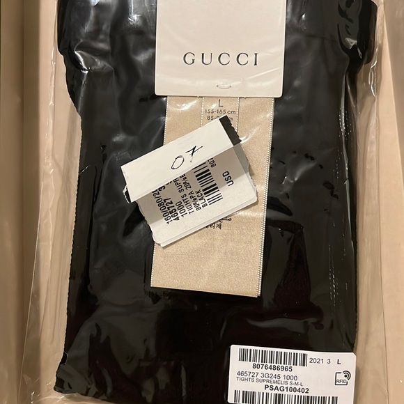 Gucci Tights Stockings Supremalis Logo - Picture 3 of 6